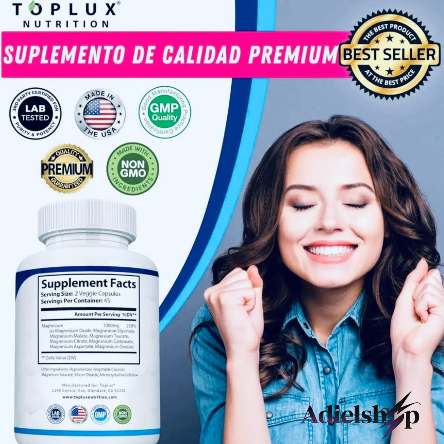 MAGNESIO COMPLEX 60 CAPSULAS/OFERTAS DE LANZAMIENTO