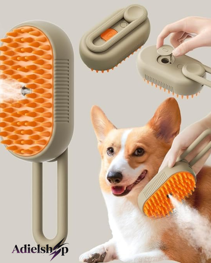 CEPILLO A VAPOR PARA MASCOTAS 3 EN 1